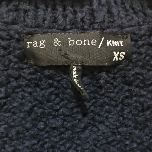 💓Rag and bone 💓dark navy sweater jacket - Picture 5 of 7